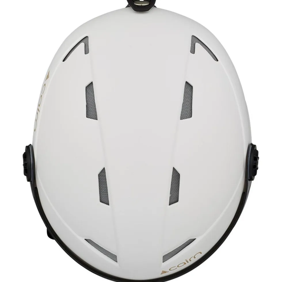Casco con visiera Cairn Android Visor Mat White Biscuit