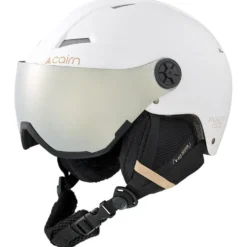 Casco con visiera Cairn Android Visor Mat White Biscuit