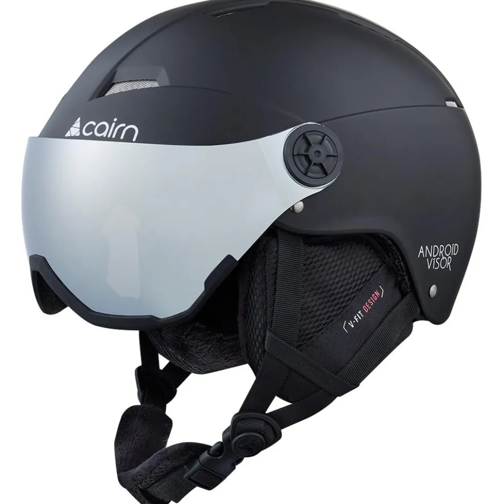 Casco con visiera Cairn Android Visor Mat Black