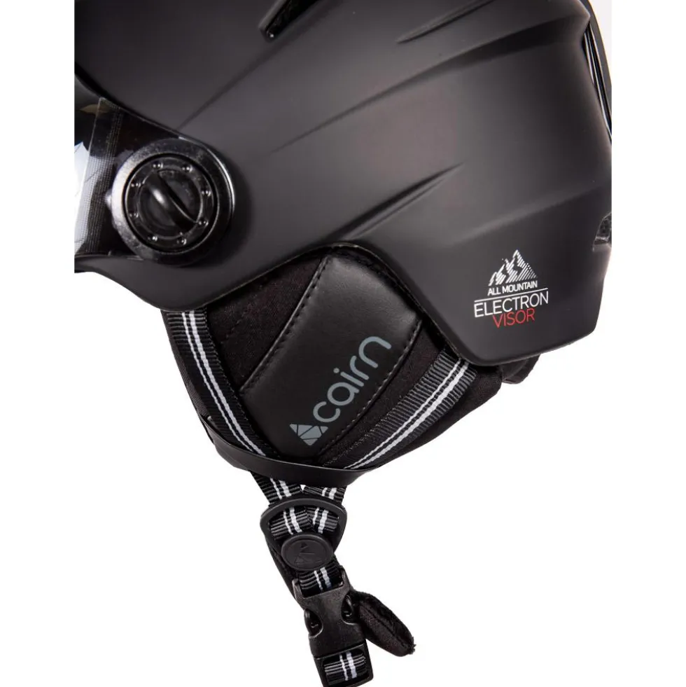 Casco con visiera Cairn Electron Visor Noir Mat