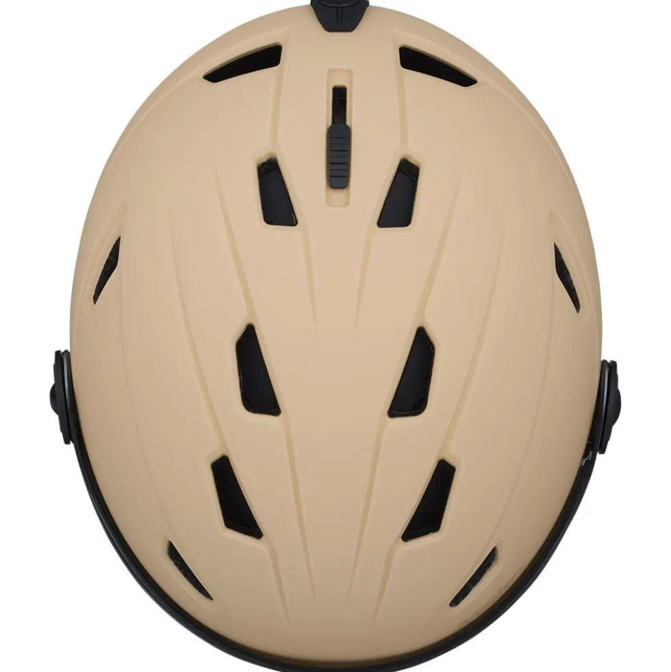 Casco con visiera Cairn Electron Visor Mat Biscuit