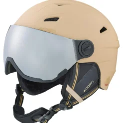 Casco con visiera Cairn Electron Visor Mat Biscuit