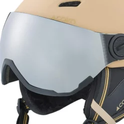 Casco con visiera Cairn Electron Visor Mat Biscuit