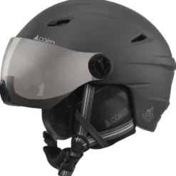 Casco con visiera Cairn Electron Visor Junior Mat Black