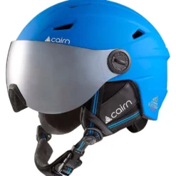 Casco con visiera Cairn Electron Visor Junior Mat King Blue