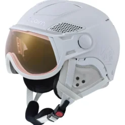 Casco con visiera Cairn Helios Evolight Nxt Mat White