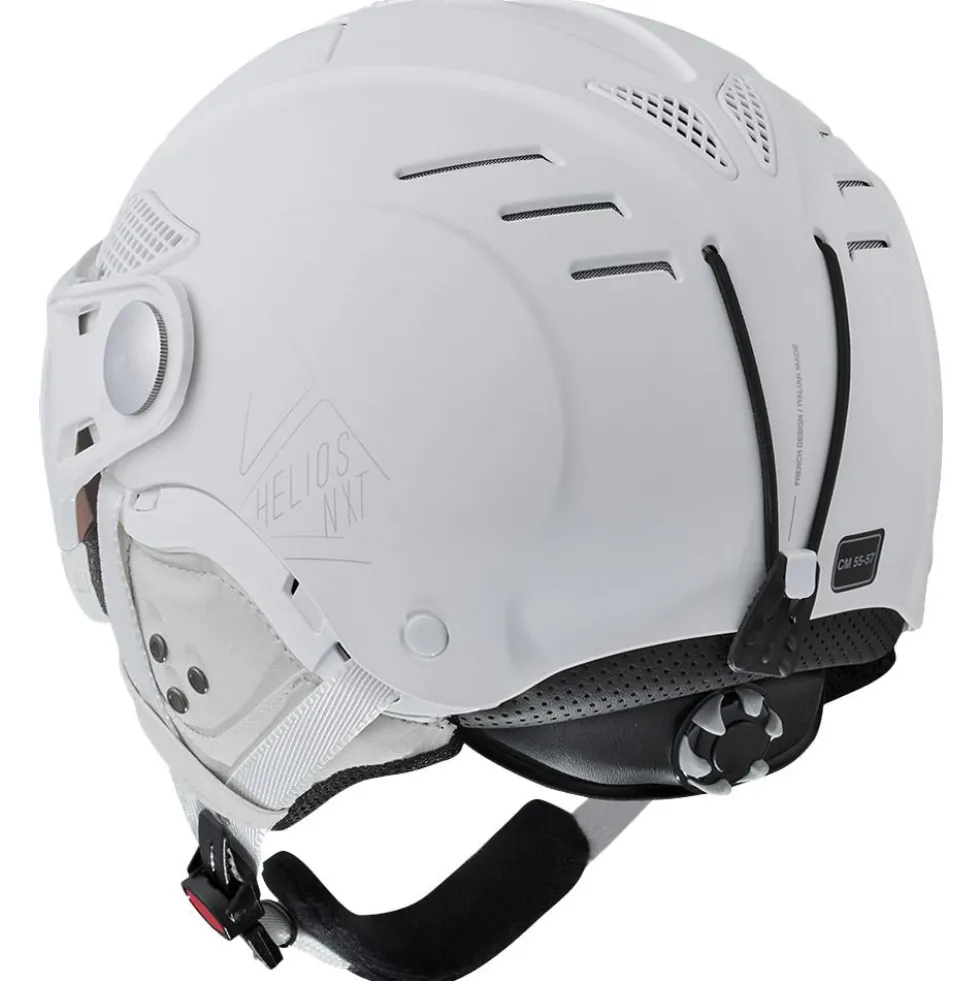 Casco con visiera Cairn Helios Evolight Nxt Mat White