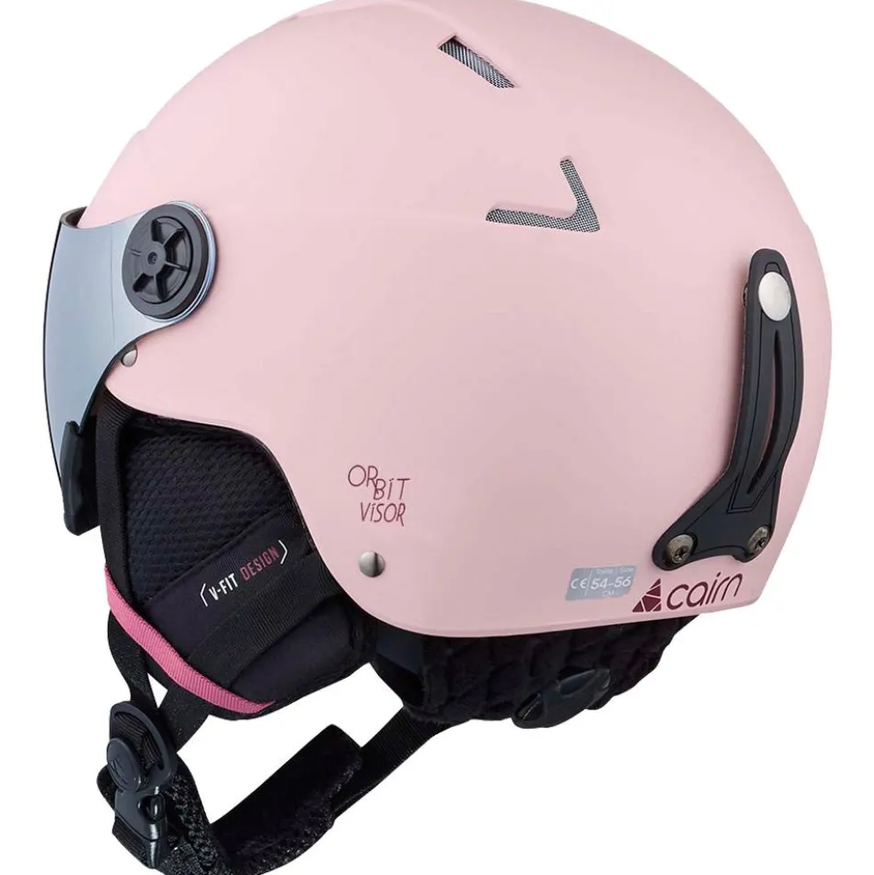 Casco con visiera Cairn Orbit Visor Powder Pink