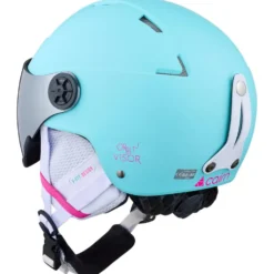 Casco con visiera Cairn Orbit Visor Junior Turquoise Neon Pink