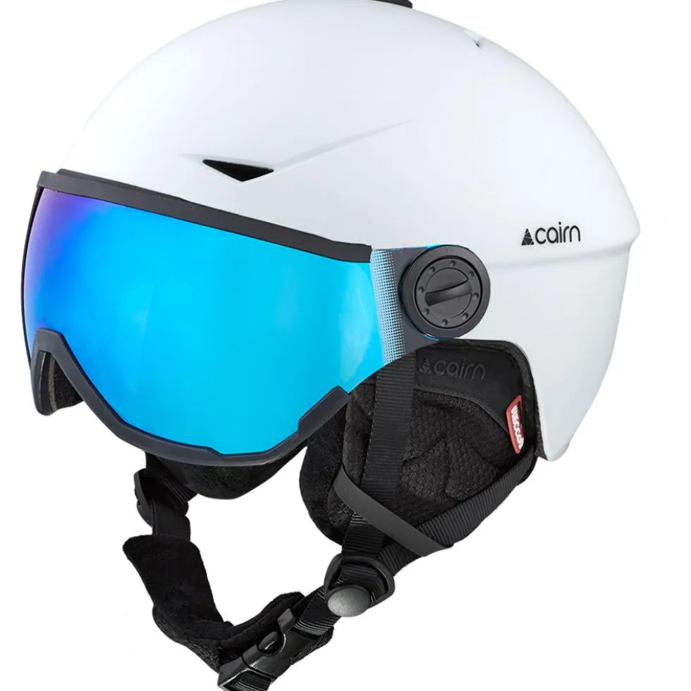 Casco con visiera Cairn Rise Visor Pure Mat White