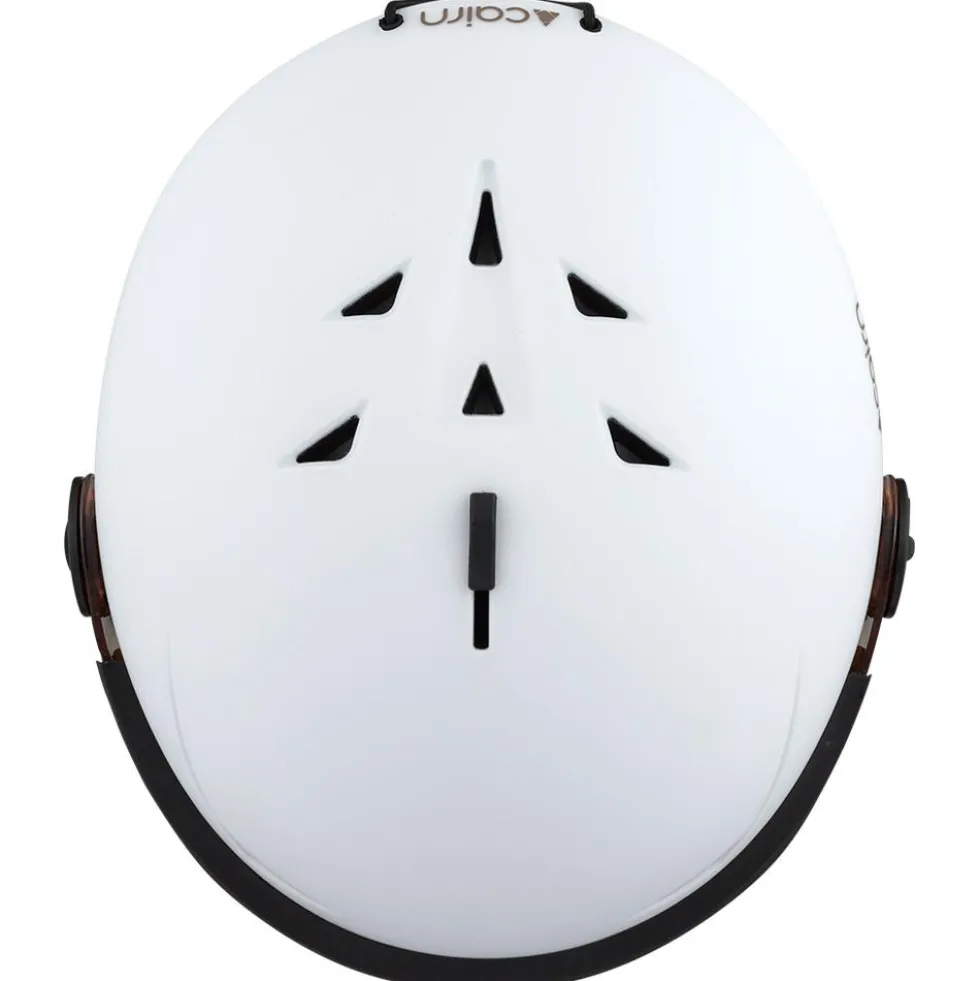 Casco con visiera Cairn Rise Visor Pure Mat White Photo