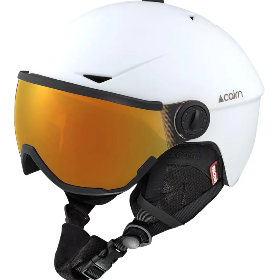 Casco con visiera Cairn Rise Visor Pure Mat White Photo