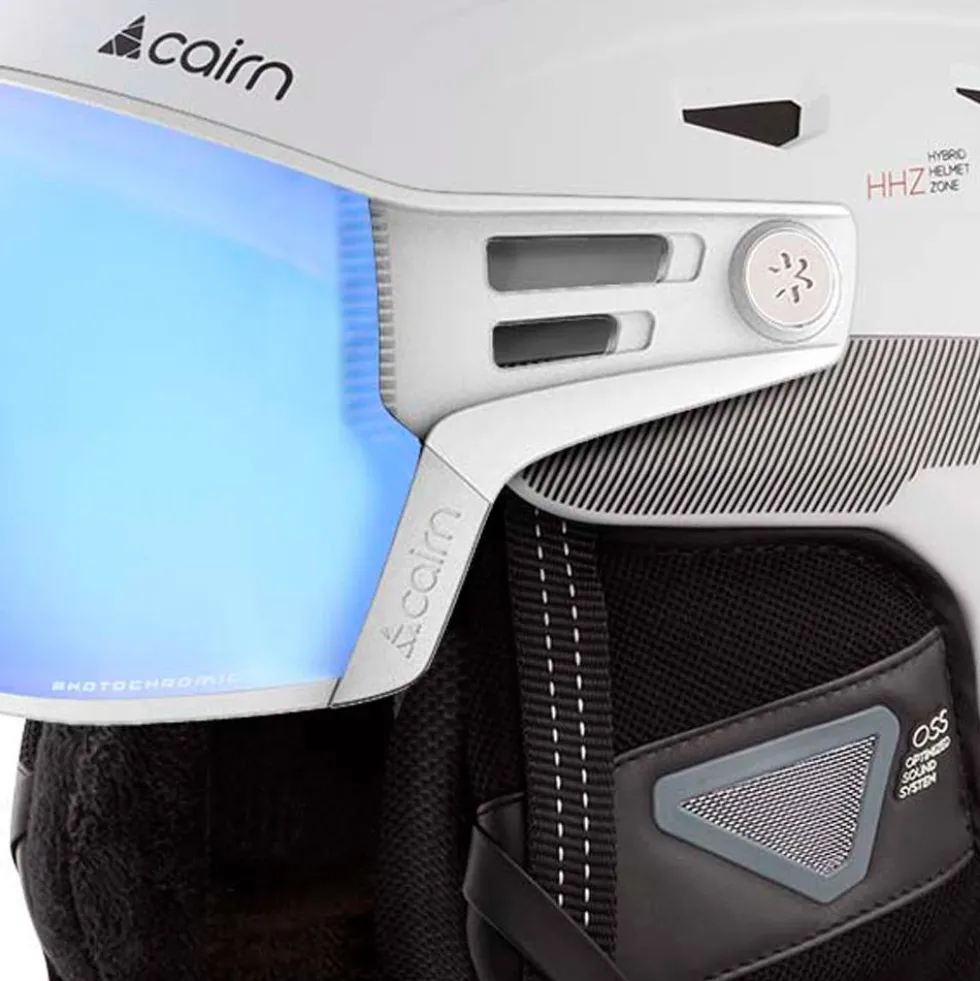 Casco con visiera Cairn Xplorer Visor Evolight White