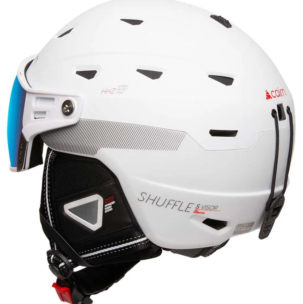 Casco con visiera Cairn Xplorer Visor Evolight White