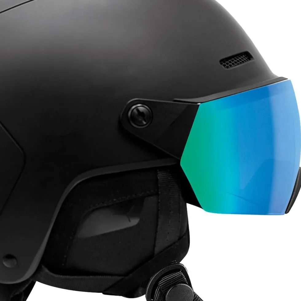 Casco con visiera Cebe Pow Vision 2 Black Grey Revo Blue