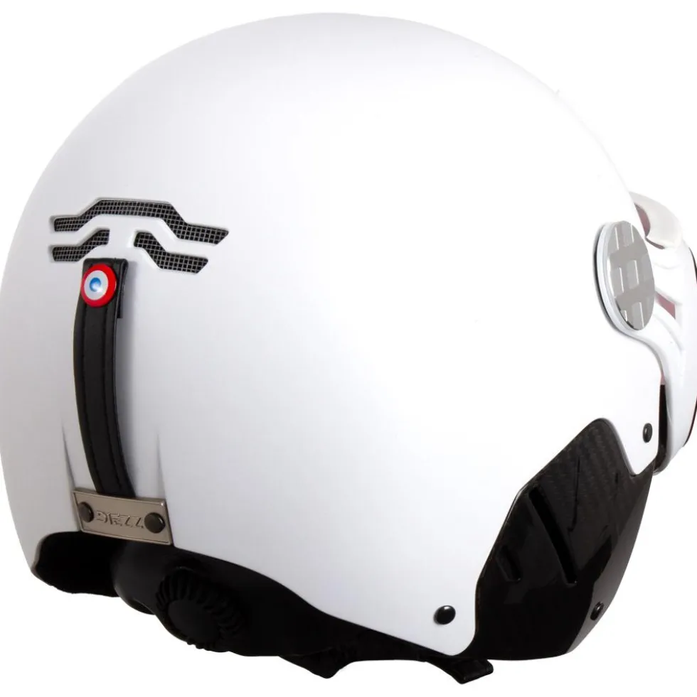 Casco con visiera Diezz Major Carbone White Carbon