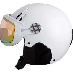 Casco con visiera Diezz Major Carbone White Carbon