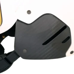 Casco con visiera Diezz Major Carbone White Carbon