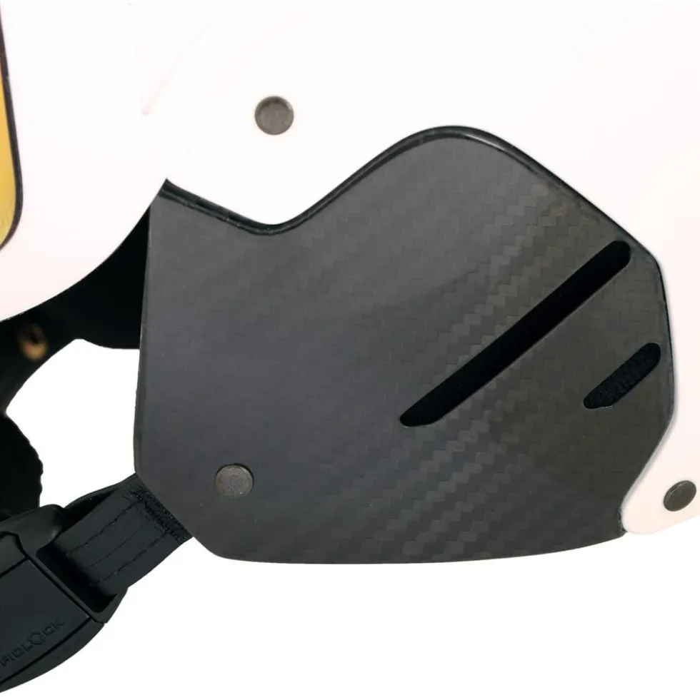 Casco con visiera Diezz Major Carbone White Carbon