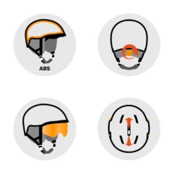 Casco con visiera Diezz Venus Visor White Activlux Multilayer Blue