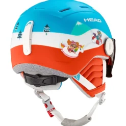Casco con visiera Head Mojo Visor Paw Silver Red