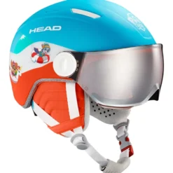 Casco con visiera Head Mojo Visor Paw Silver Red