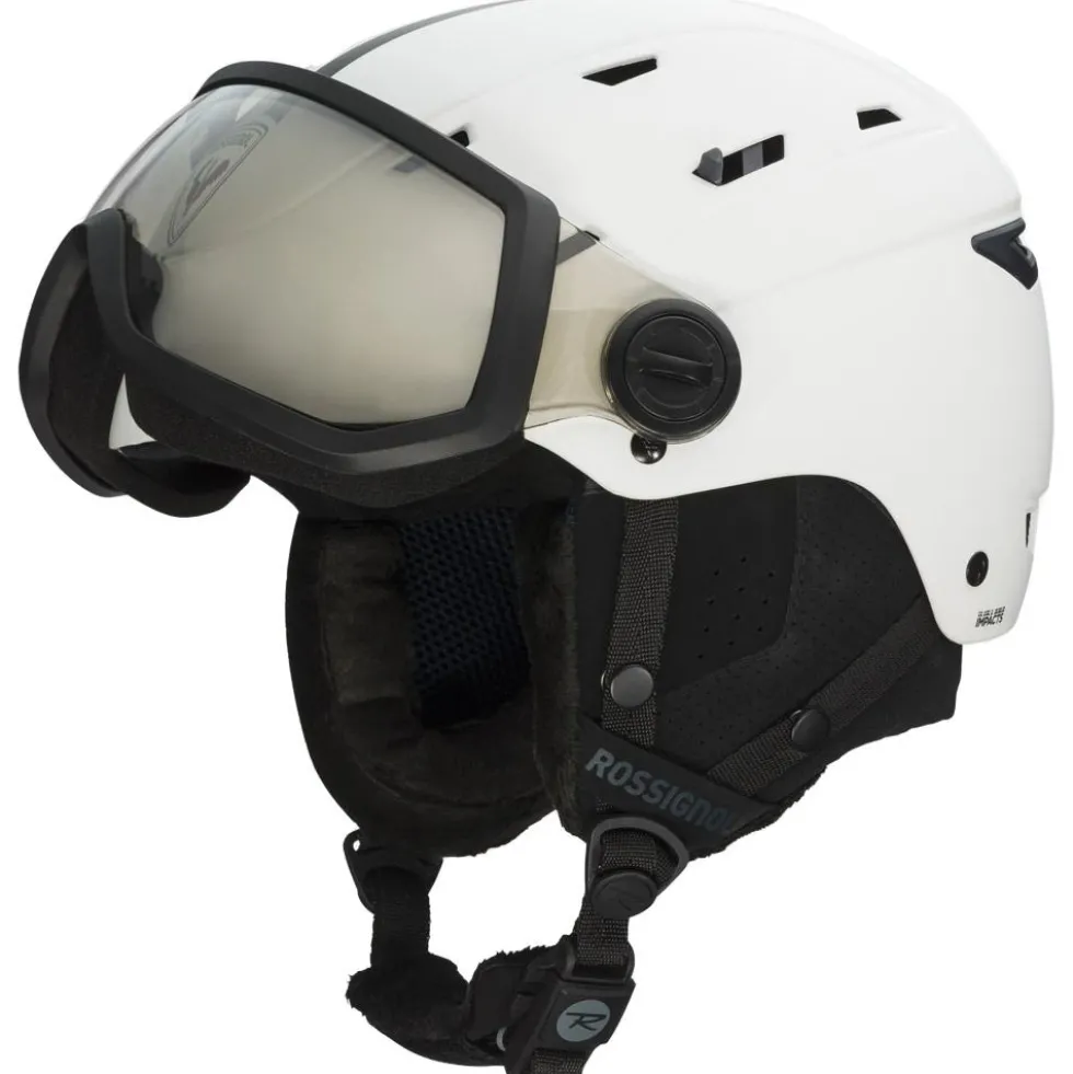 Casco con visiera Rossignol Allspeed Visor Impacts Photochromic Strato White