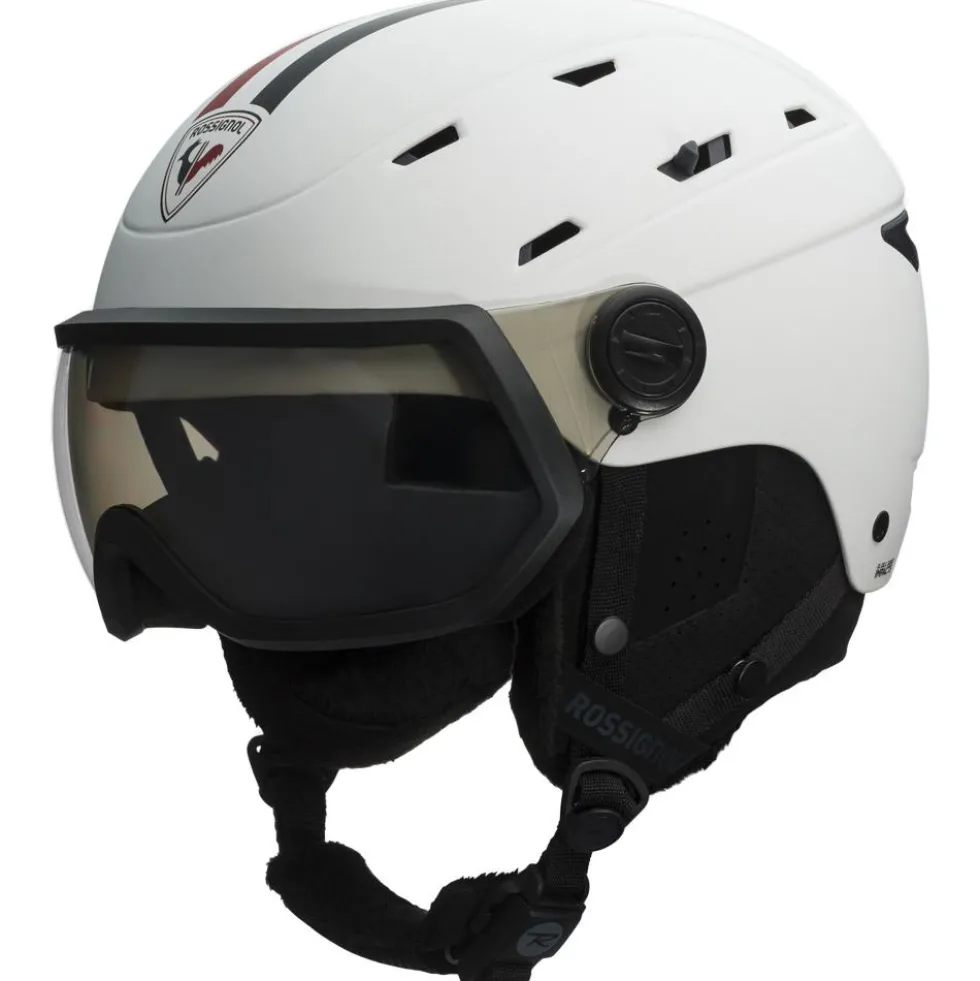 Casco con visiera Rossignol Allspeed Visor Impacts Photochromic Strato White