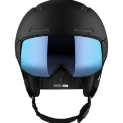 Casco con visiera Salomon Driver Prime Sigma Photo Mips Black Sky Blue