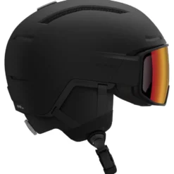Casco con visiera Salomon Driver Pro Sigma Photo Mips Black Poppy Red