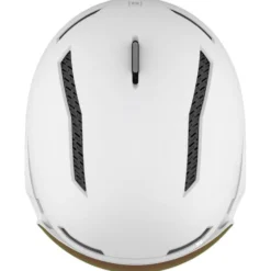 Casco con visiera Salomon Driver Prime Sigma Plus White Silver Pink + Sky Blue