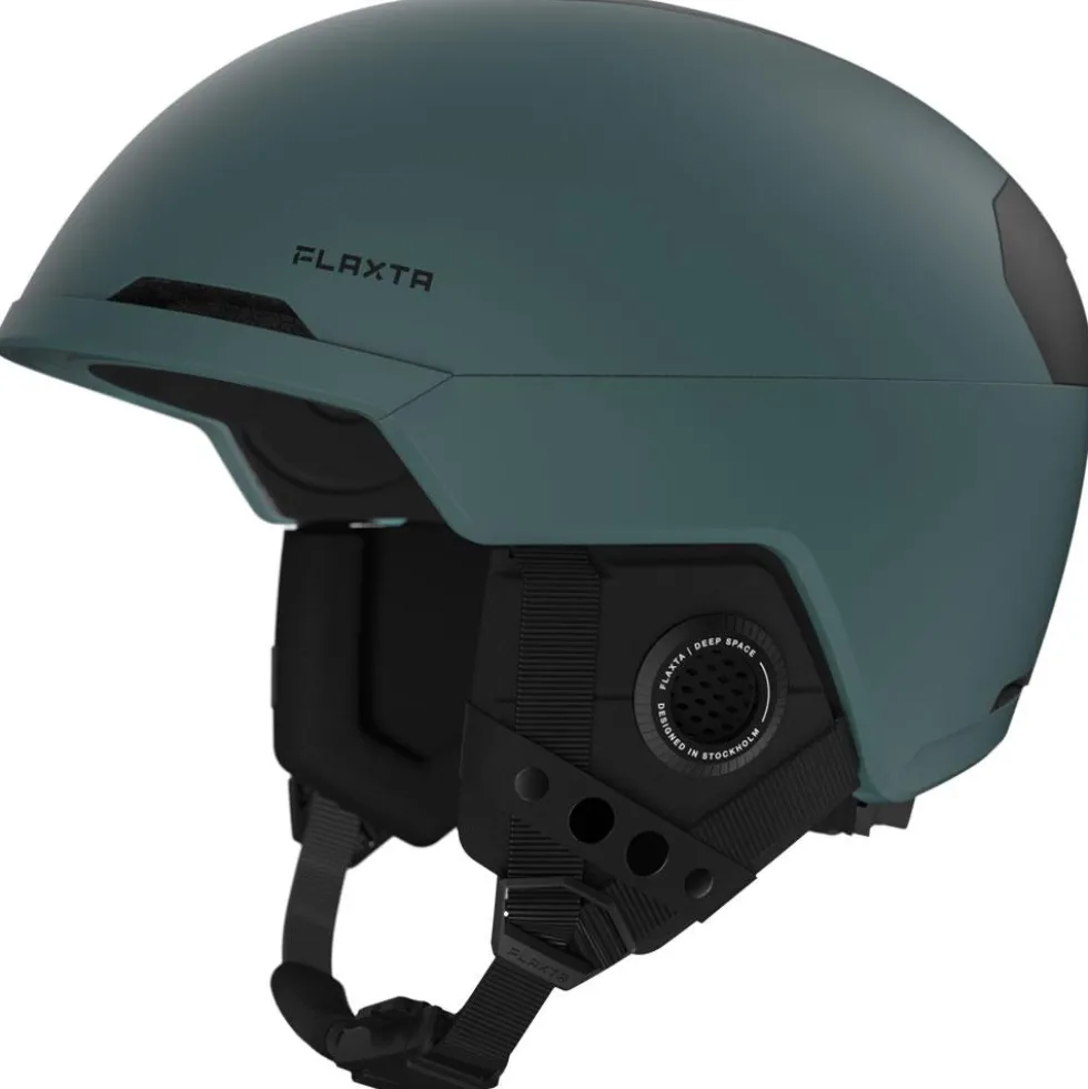 Casco Flaxta Deep Space Mips Aqua Green