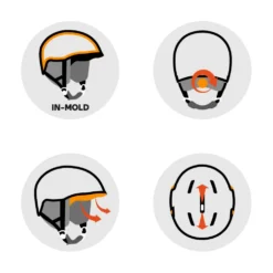 Casco Salomon Pioneer Lt Round Fit Black