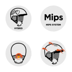 Casco Smith Summit Mips Matte White Slate