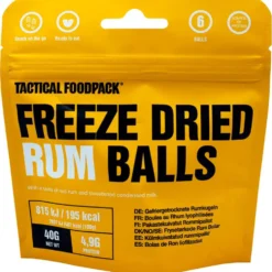 Cibo liofilizzato Tactical Foodpack Boules au rhum lyophilisées 40g