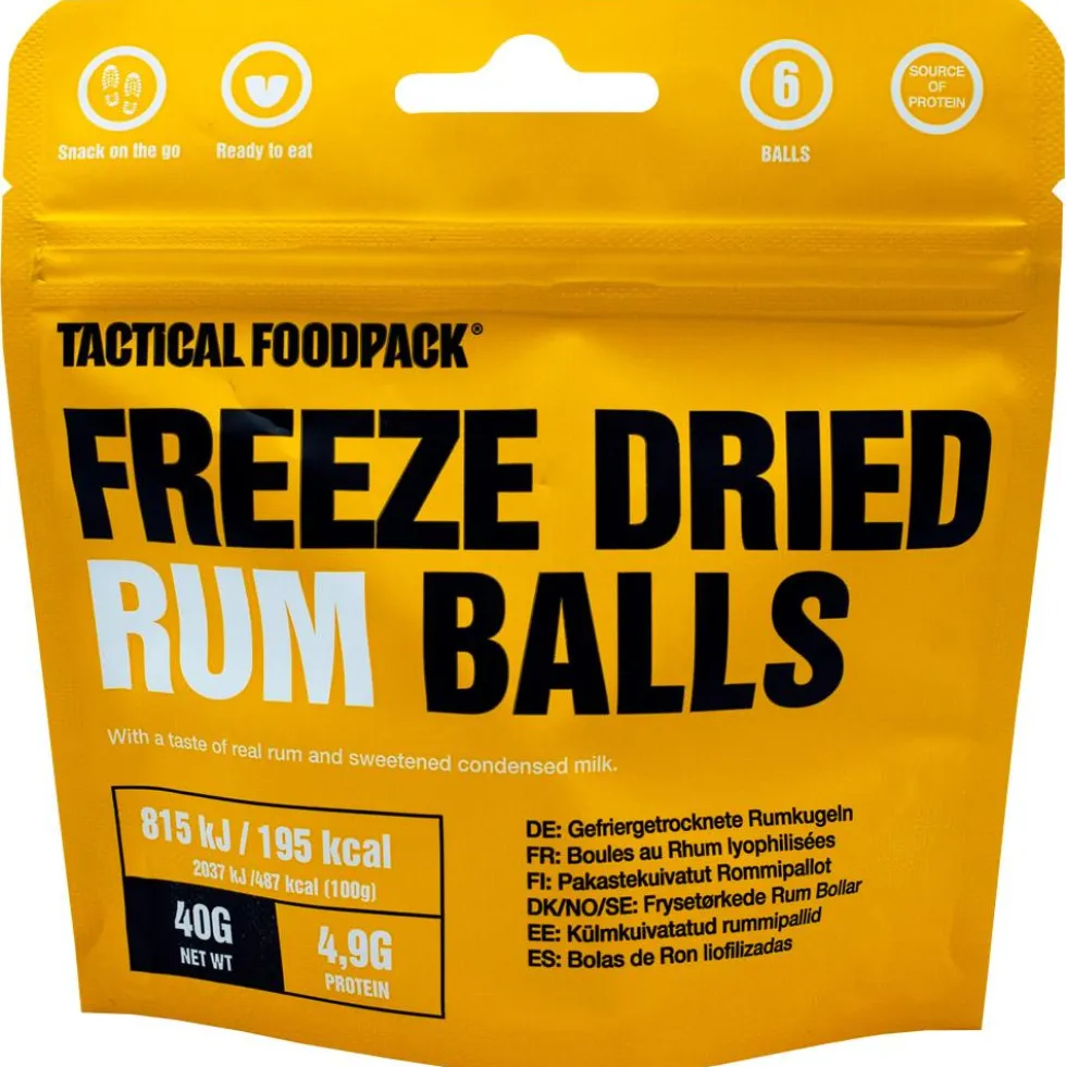 Cibo liofilizzato Tactical Foodpack Boules au rhum lyophilisées 40g