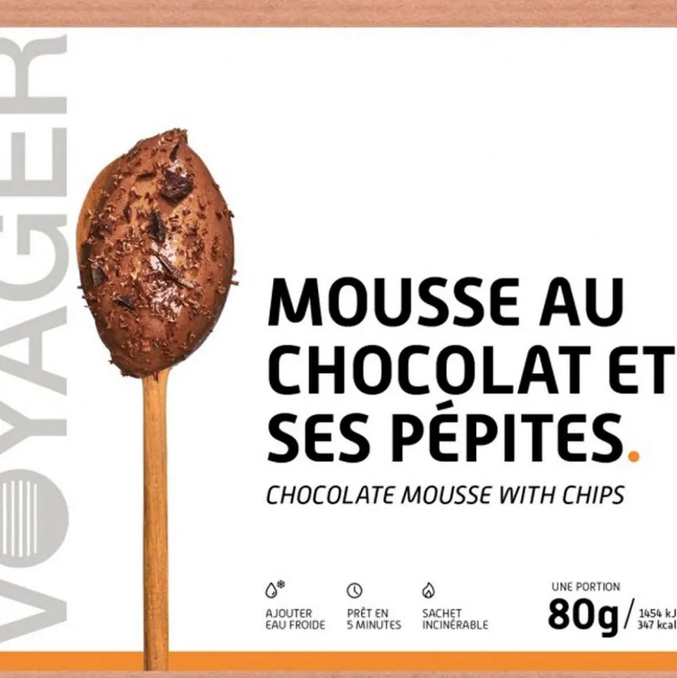 Cibo liofilizzato Voyager Mousse Au Chocolat Et Ses Pépites 80 g.