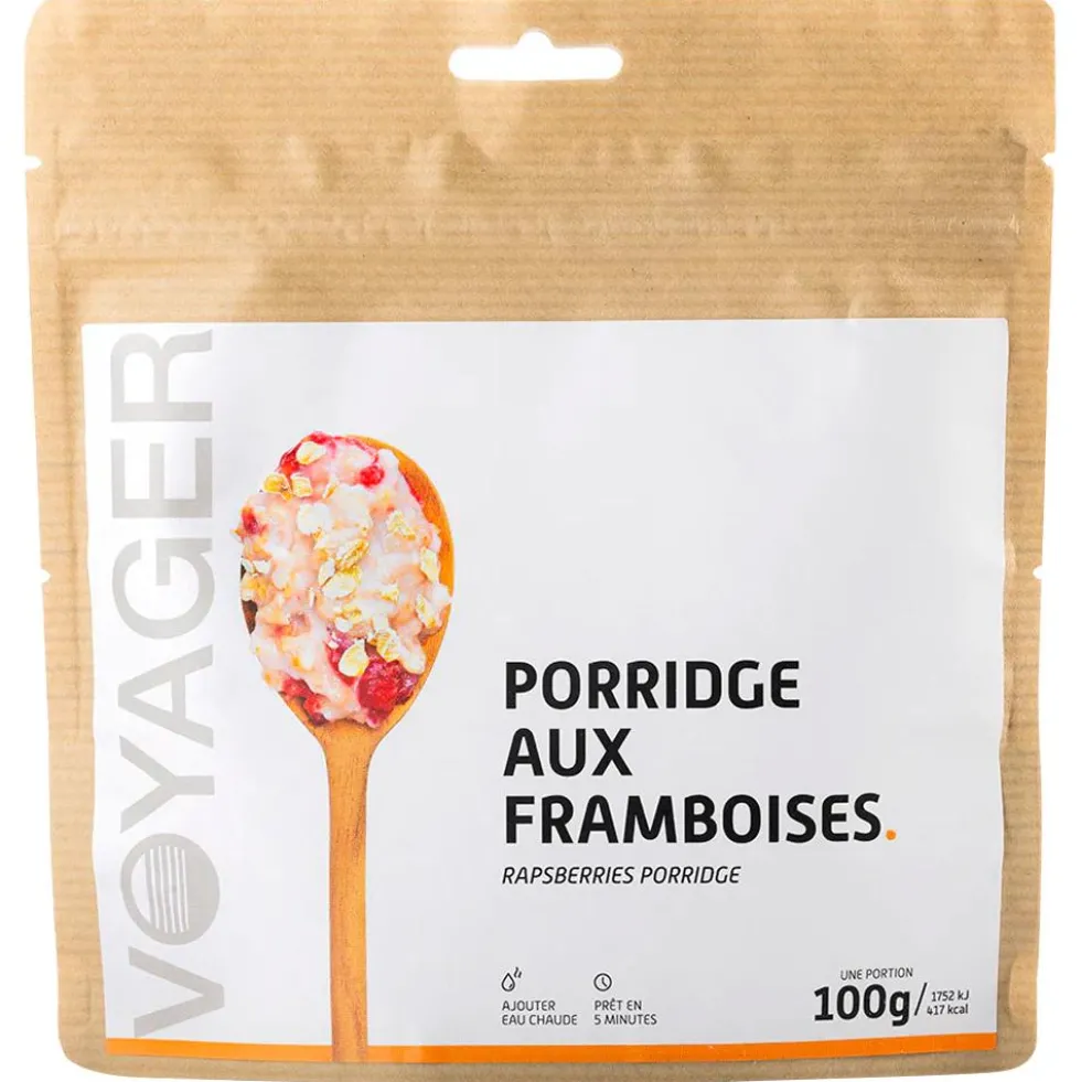 Cibo liofilizzato Voyager Porridge Aux Framboises 100 g.