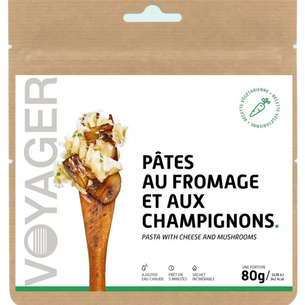 Cibo liofilizzato Voyager Pâtes Au Fromage Et Aux Champignons 80 g.