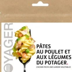 Cibo liofilizzato Voyager Pâtes Au Poulet & Aux Légumes Du Potager 120 g.