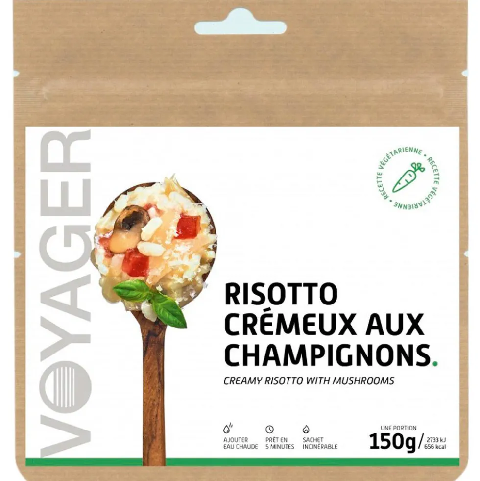 Cibo liofilizzato Voyager Risotto Crémeux Aux Champignons 150 g.