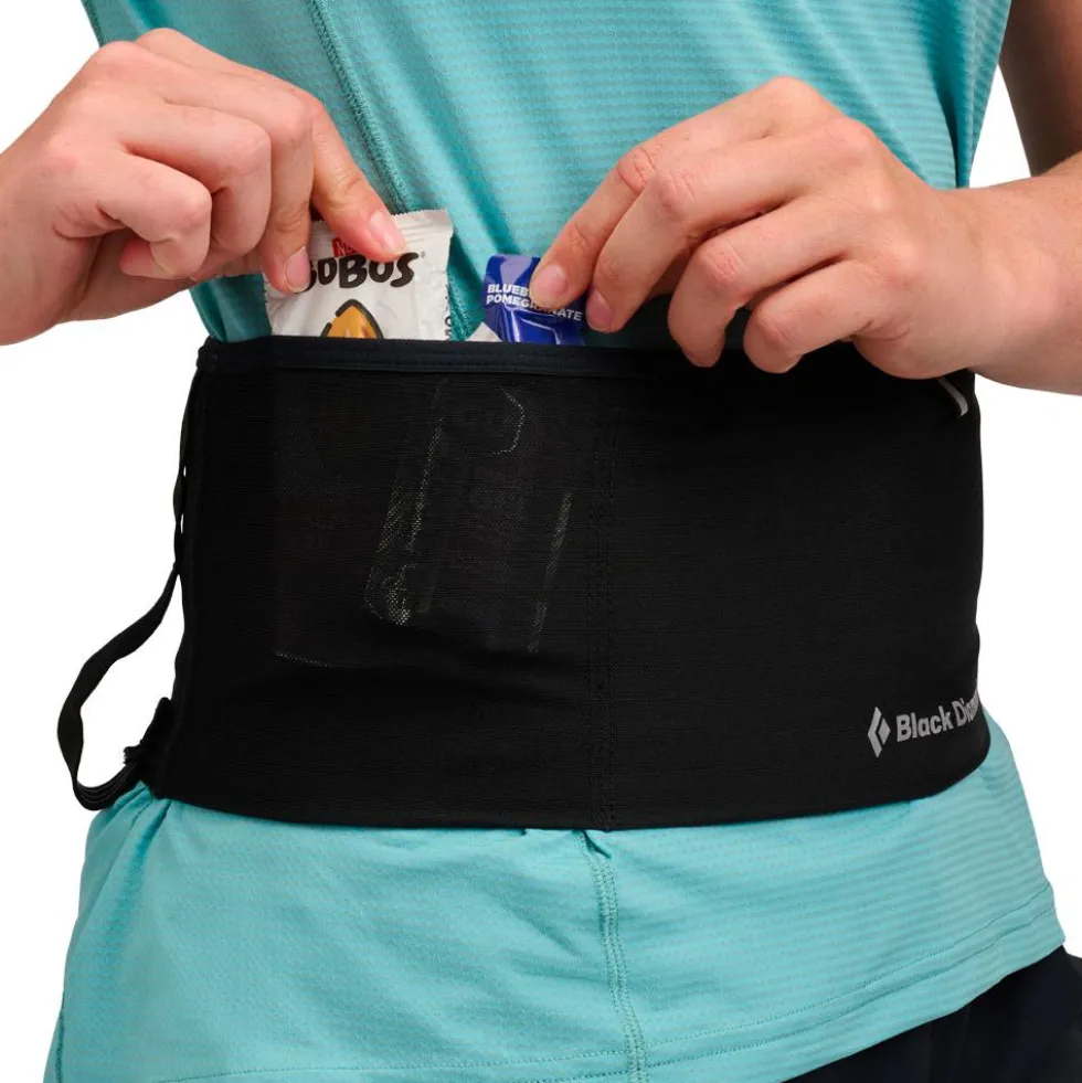 Cintura da corsa Black Diamond Distance Run Belt Black