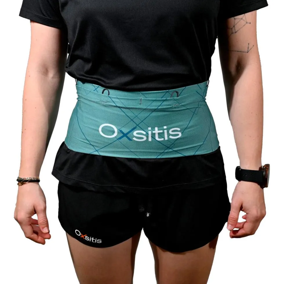Cintura da corsa Oxsitis Slimbelt Gravity Green