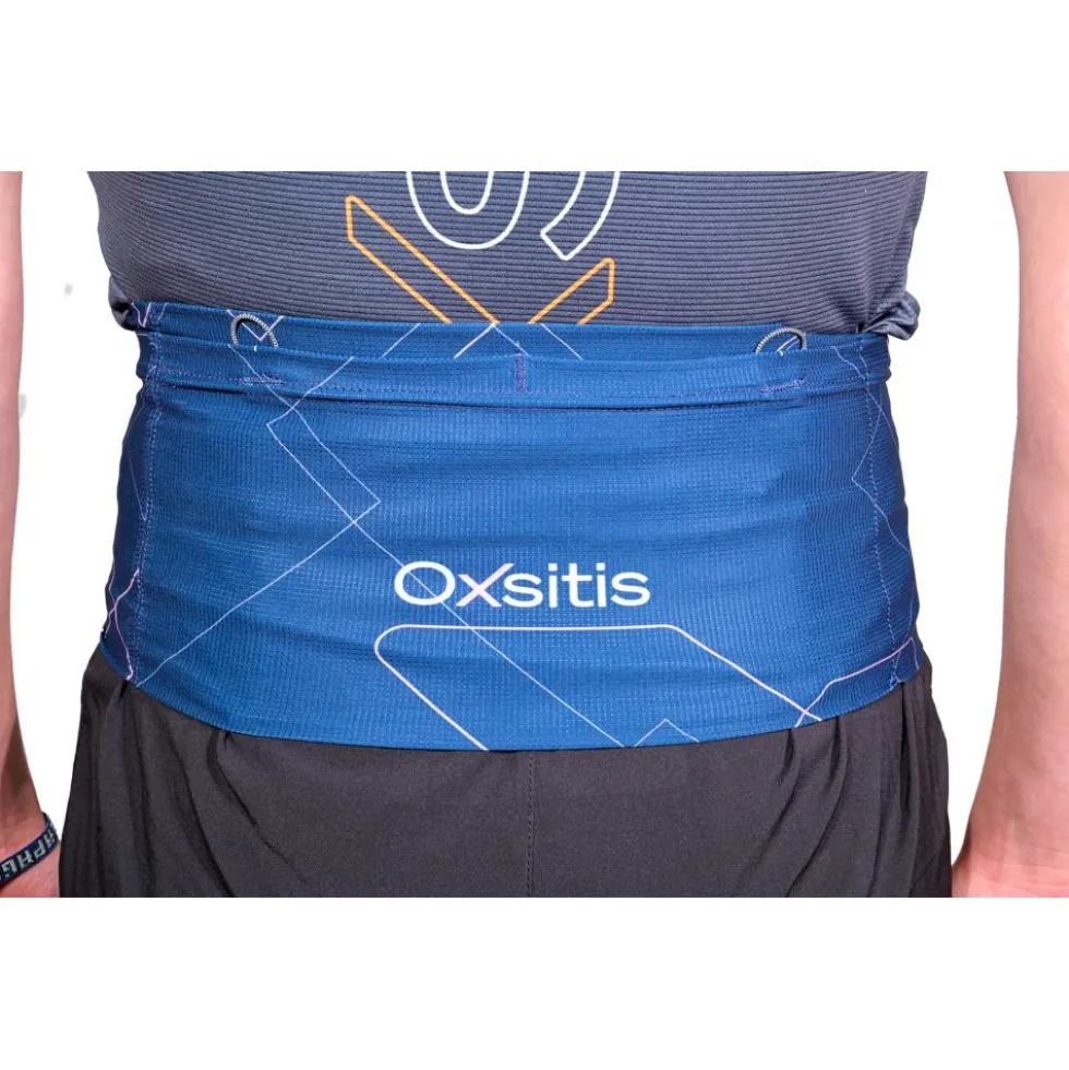 Cintura da corsa Oxsitis Slimbelt Gravity Blue Pink