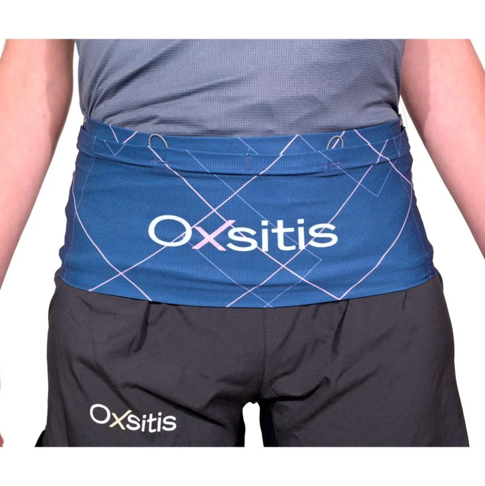 Cintura da corsa Oxsitis Slimbelt Gravity Blue Pink