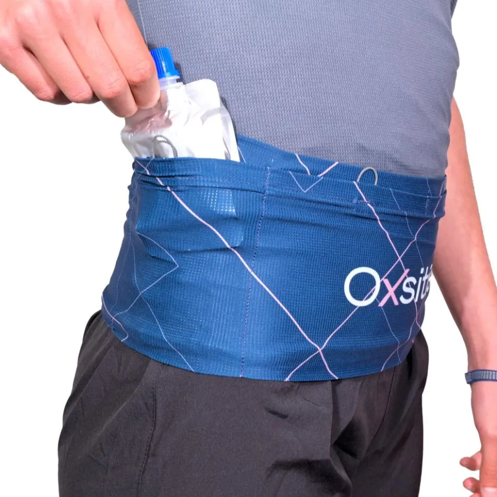 Cintura da corsa Oxsitis Slimbelt Gravity Blue Pink