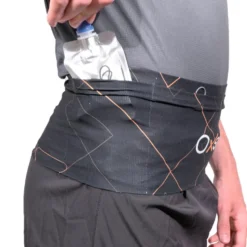Cintura da corsa Oxsitis Slimbelt Gravity Black Orange