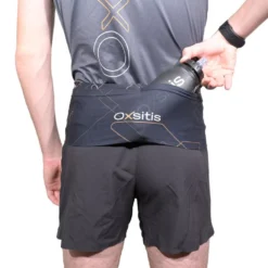 Cintura da corsa Oxsitis Slimbelt Gravity Black Orange