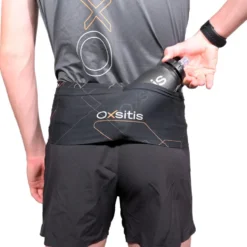 Cintura da corsa Oxsitis Slimbelt Gravity Black Orange