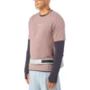 Cintura da corsa Salomon Cross Belt 2 Bottles Gray Violet Quarry Nectarine